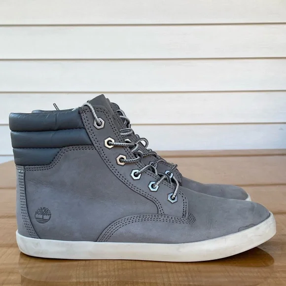 Timberland Leather Ankle Sneaker Boots Womens Size 8 - Picture 12 of 12